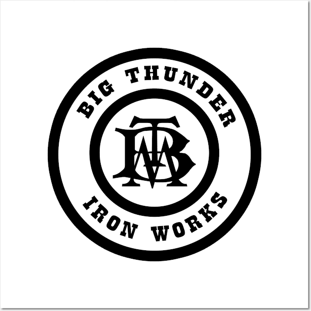 BigThunderIronWorksBlack Wall Art by WdwRetro